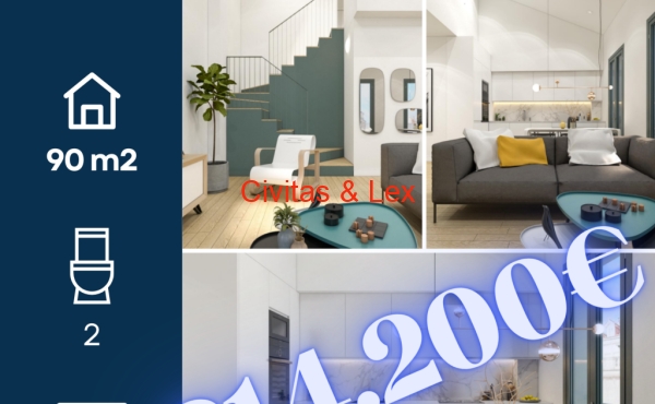 Póster Inmobiliaria Casa en venta Fotográfico Azul (4)